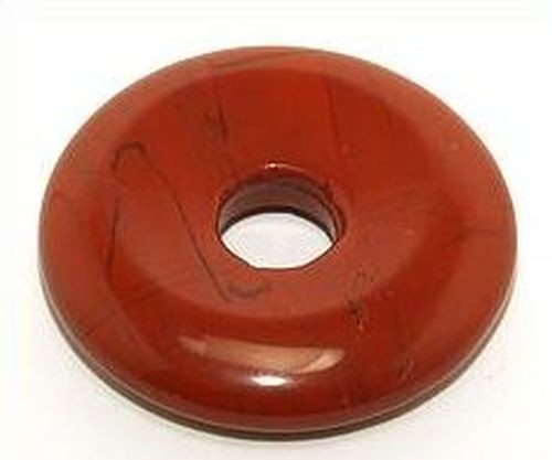 Roter Jaspis-Donut ca. 40x40mm