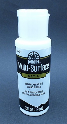 FolkArt Multi-Surface Satin Acrylfarbe Wicker White 59ml