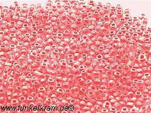 Rocailles ca. 2mm #285R pink-regenbogen 50g