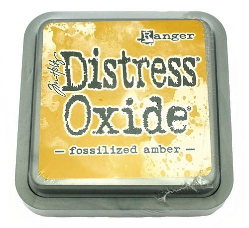 Ranger Distress Oxide Pad Fossilized Amber 75 x 75 mm