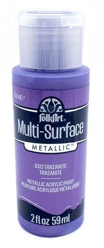 FolkArt Multi-Surface Metallic Acrylfarbe Tanzanite 59ml