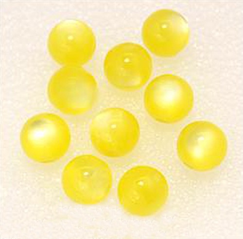 Polar-Perlen ca. 12mm #04 gelb 10Stk