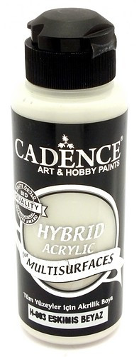 Cadence Hybrid Acrylfarbe Antik Weiss 120ml