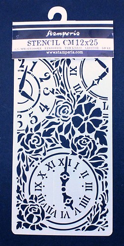 Stamperia Schablone Garden of Promises Clocks 12 x 25cm