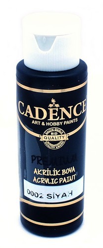 Cadence Acrylfarbe Premium Schwarz 70ml