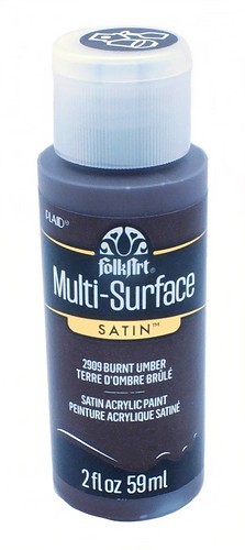FolkArt Multi-Surface Satin Acrylfarbe Burnt Umber 59ml