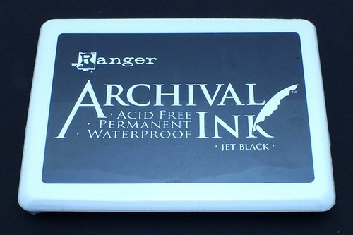 Ranger Archival JUMBO Ink schwarz ca. DinA6,17 x 12,7 cm