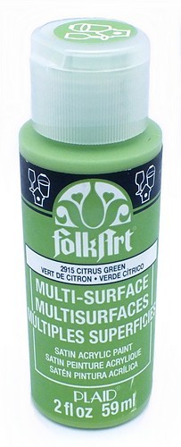 FolkArt Multi-Surface Satin Acrylfarbe Citrus Green 59ml