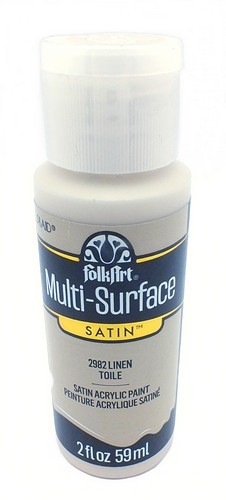 FolkArt Multi-Surface Satin Acrylfarbe Linen Toile 59ml