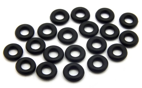 Rubber Rings ca. 7mm schwarz 20Stk
