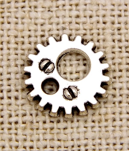 Steampunk Zahnrad Rusty ca.12 x 1mm silberfarben 1Stk