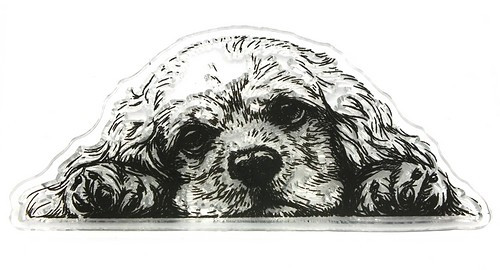 Nellie Snellen Stempel Hund NALA ca. 65 x 29 mm