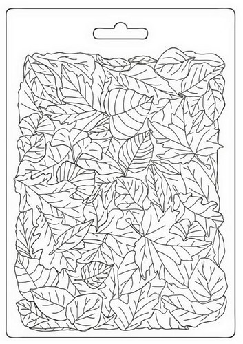 Stamperia Soft Mould A5 Woodland Leaves Pattern