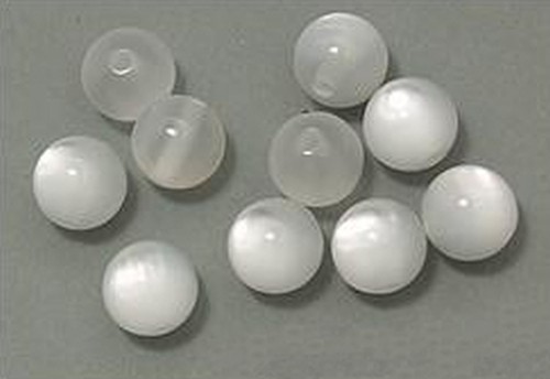 Polar-Perlen ca. 12mm #10 weiß 10Stk