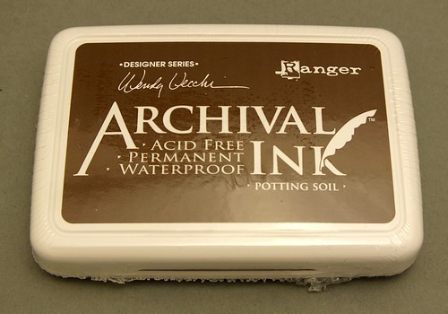 Ranger Archival Ink Potting Soil 97 x 67 mm