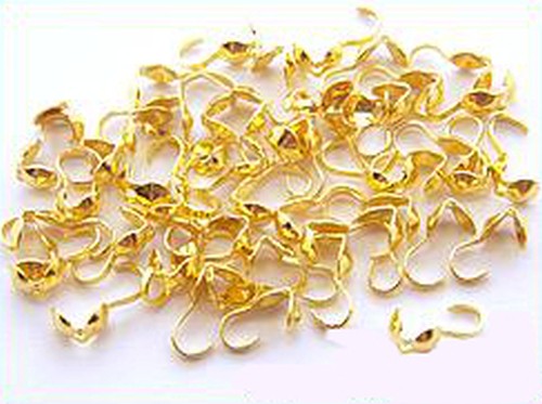 Quetschkalotten L ca. 9 x 3,5mm goldfarben 1000Stk
