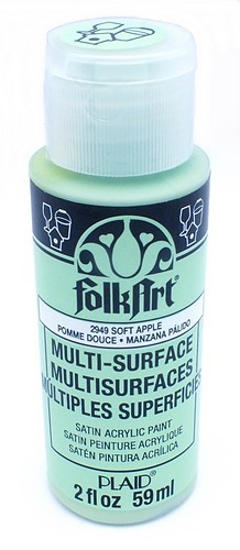FolkArt Multi-Surface Satin Acrylfarbe Soft Apple 59ml